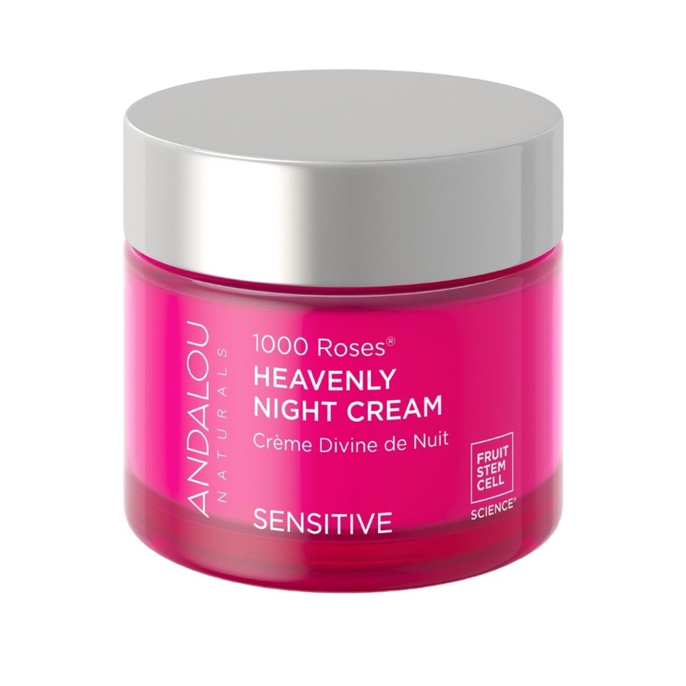 ANDALOU NATURALS 1000 ROSES HEAVENLY NIGHT CREAM 50G - NEW, NO BOX